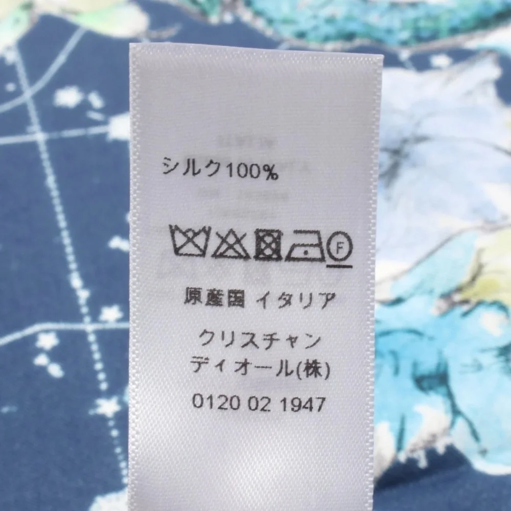 Dior navy blue zodiac scarf 90x90 NWOT